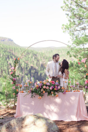 Destination Woodland Elopement With Brunch Wedding Reception