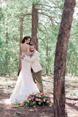 Destination Woodland Elopement With Brunch Wedding Reception