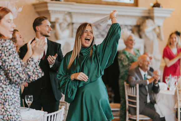 Intimate Wedding With Bespoke Wedding Dress At Ashridge House