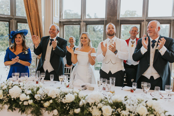 Intimate Wedding With Bespoke Wedding Dress At Ashridge House