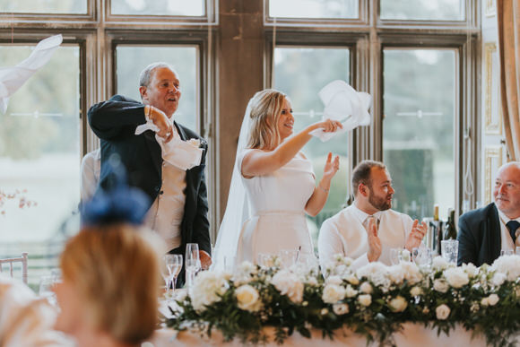 Intimate Wedding With Bespoke Wedding Dress At Ashridge House