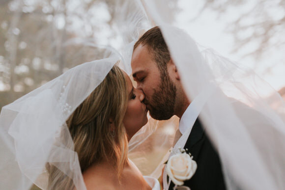 Intimate Wedding With Bespoke Wedding Dress At Ashridge House