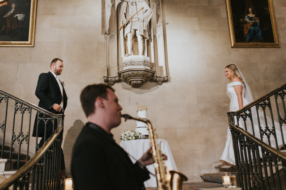 Intimate Wedding With Bespoke Wedding Dress At Ashridge House