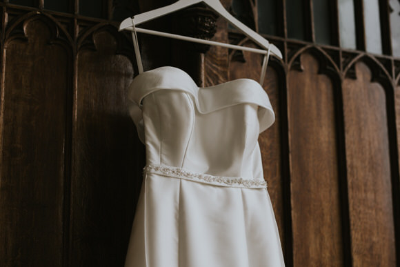 Intimate Wedding With Bespoke Wedding Dress At Ashridge House