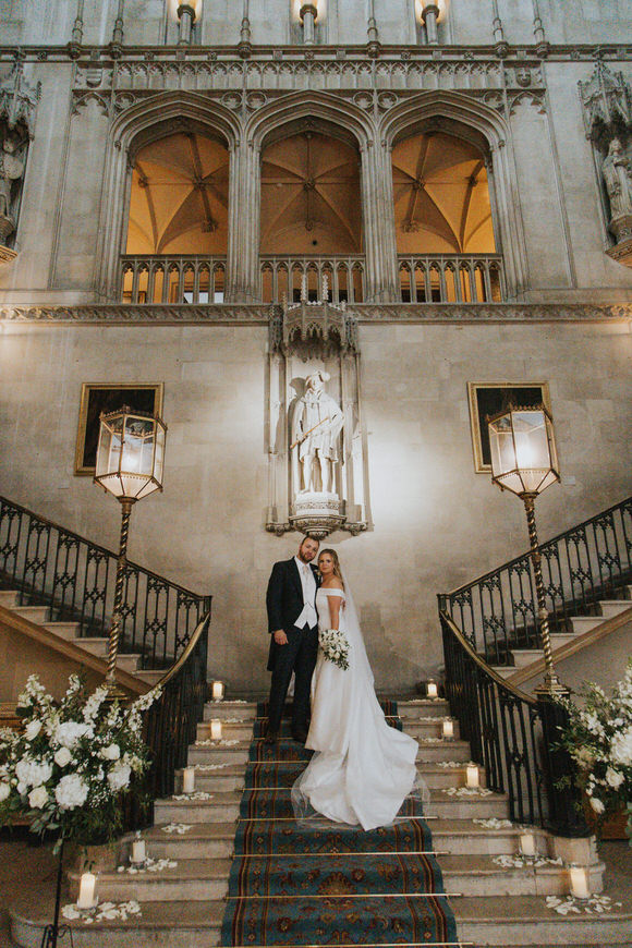 Intimate Wedding With Bespoke Wedding Dress At Ashridge House