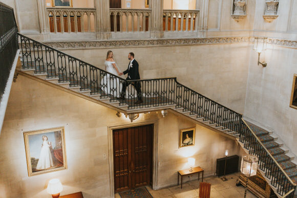 Intimate Wedding With Bespoke Wedding Dress At Ashridge House