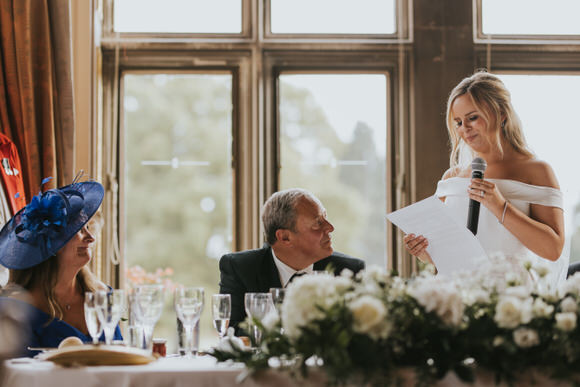 Intimate Wedding With Bespoke Wedding Dress At Ashridge House