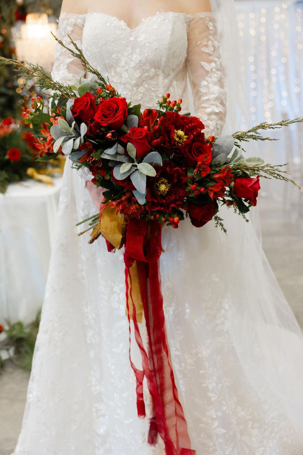 A Very Festive Wedding Day With Modern Styling