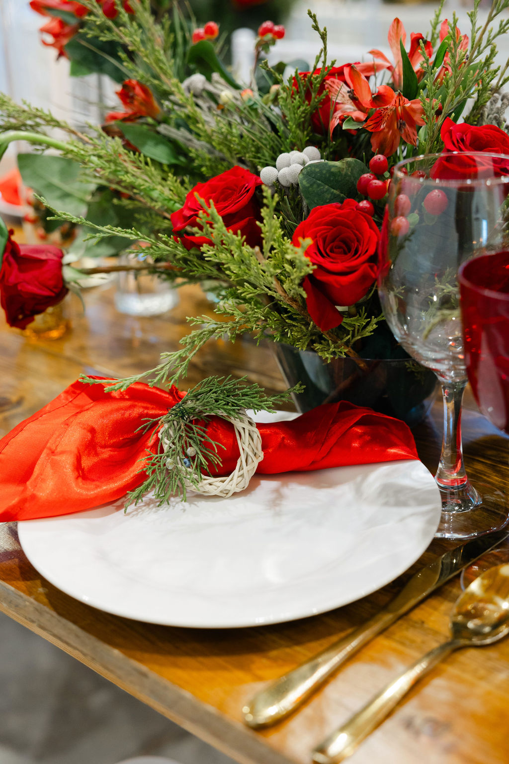 A Very Festive Wedding Day With Modern Styling