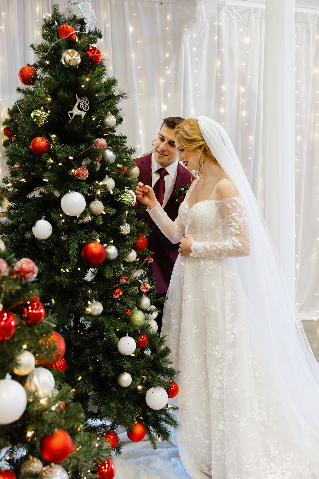 A Very Festive Wedding Day With Modern Styling