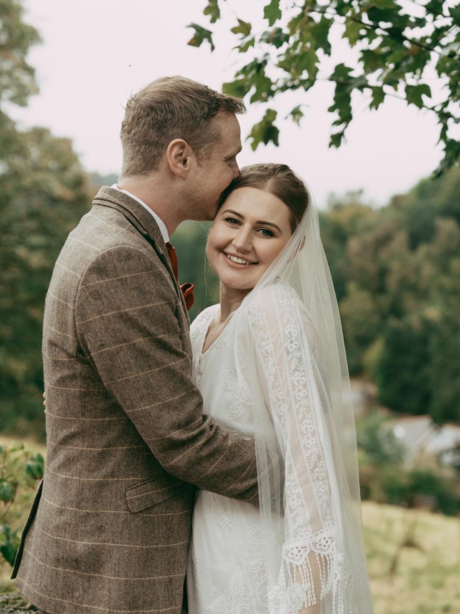 Wildly In Love: A Retro Inspired Wedding Elopement In Lumsdale Waterfalls, Derbyshire