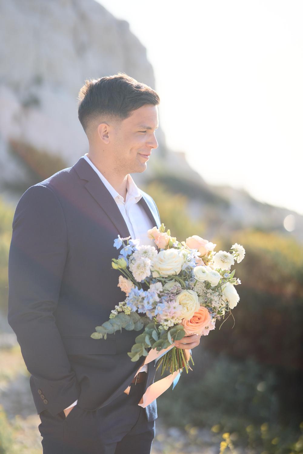 A Beautiful South Of France Elopement On The Mediterranean Sea