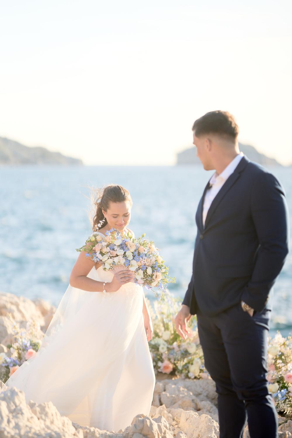 A Beautiful South Of France Elopement On The Mediterranean Sea