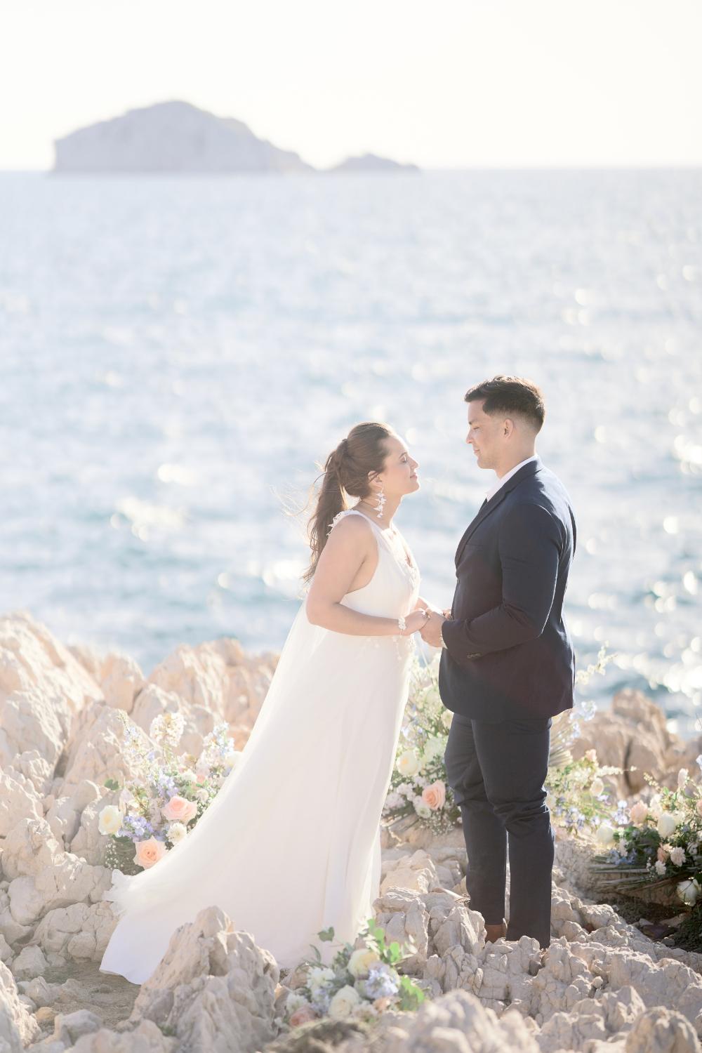 A Beautiful South Of France Elopement On The Mediterranean Sea