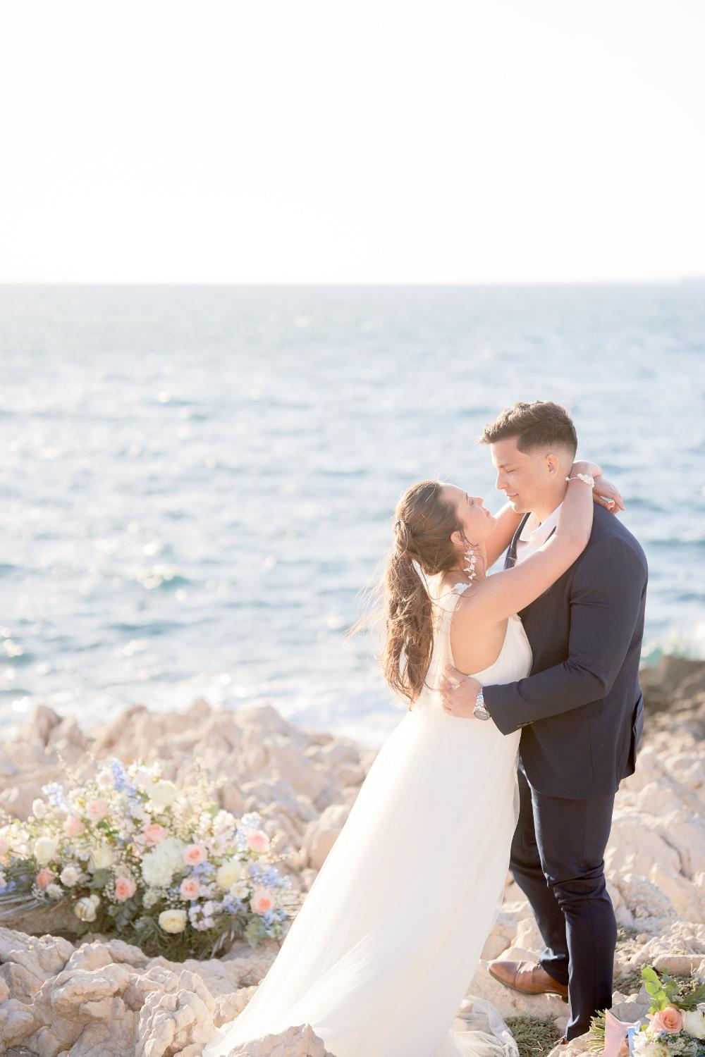 A Beautiful South Of France Elopement On The Mediterranean Sea