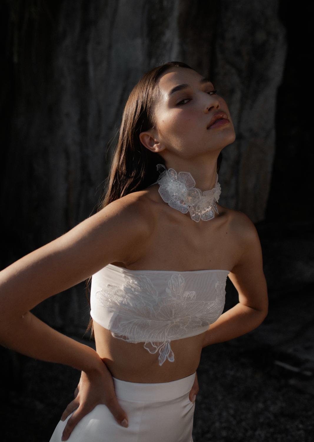 An Empowering Beach Photoshoot With Contemporary Bridal Fashion