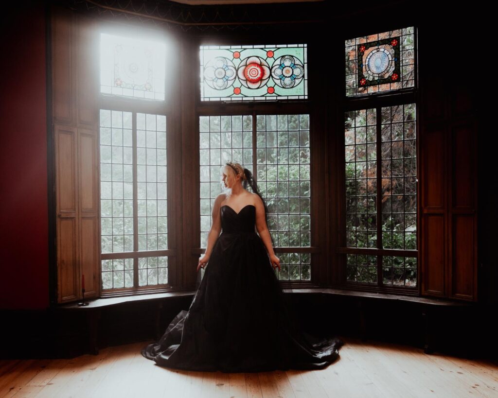 Autumnal Gothic Wedding Inspiration At The Parsonage Gardens