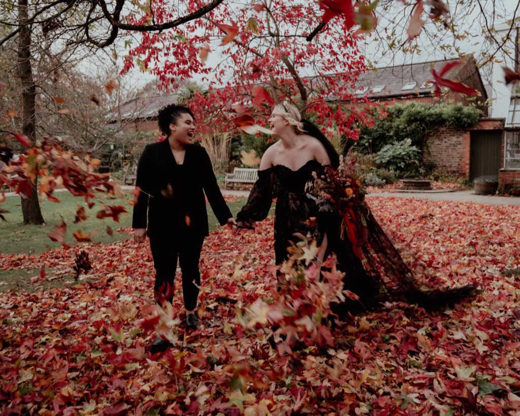 Autumnal Gothic Wedding Inspiration At The Parsonage Gardens