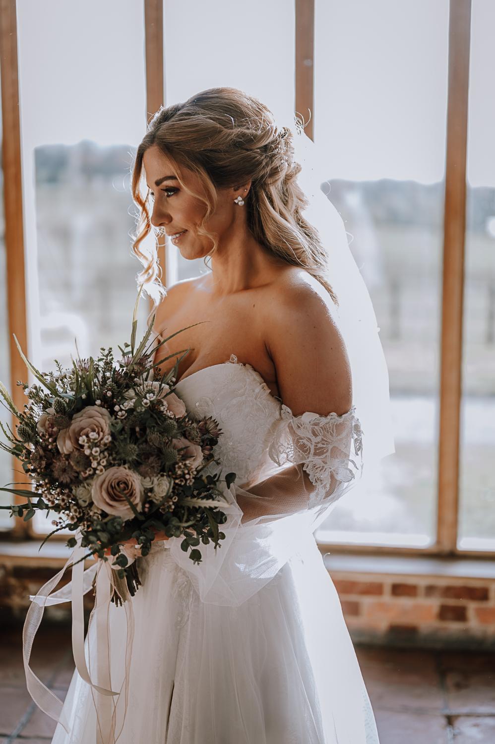 Alex Murphy Showcases Her Kay Heeley Wedding Dress