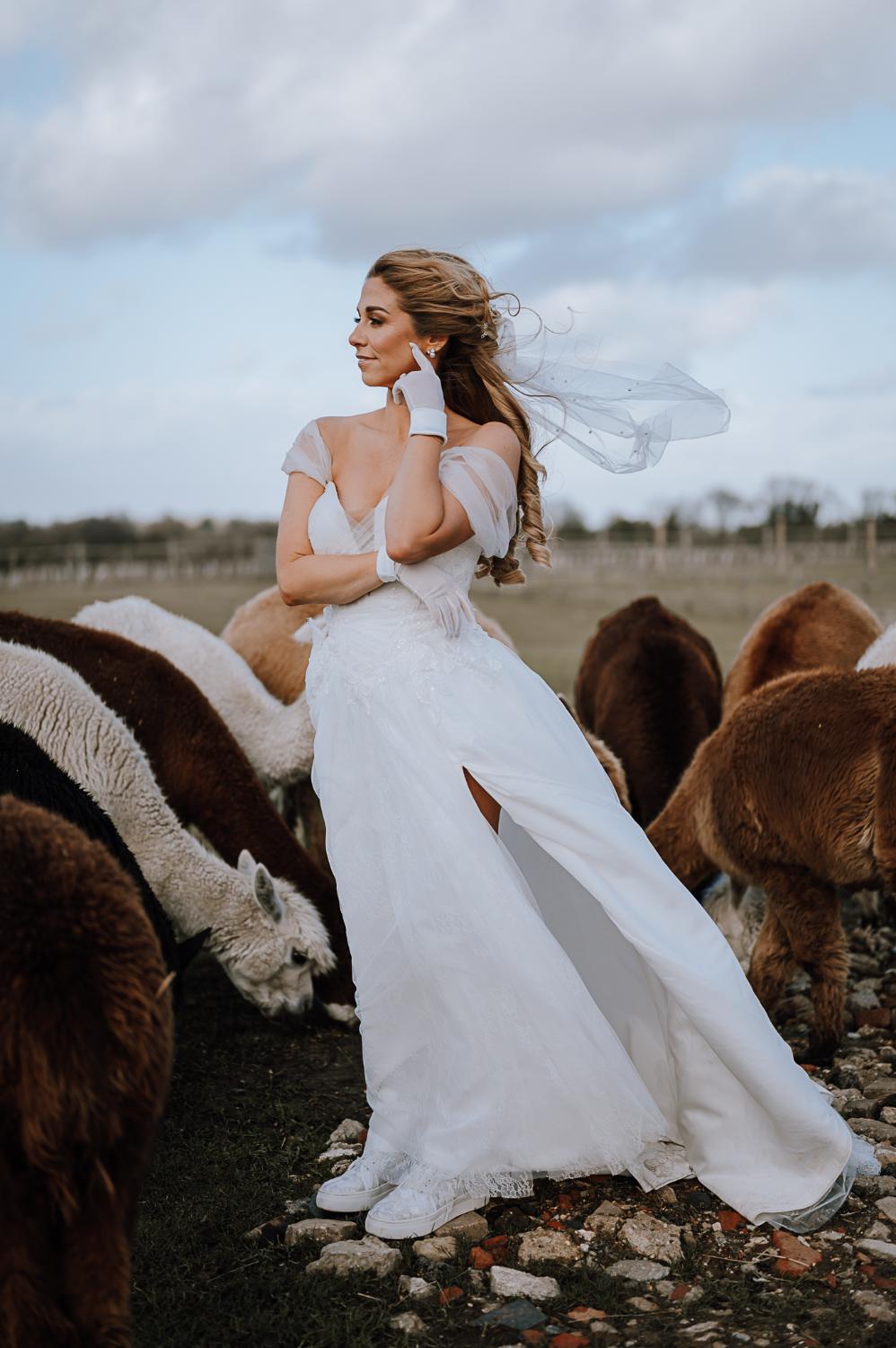 Alex Murphy Showcases Her Kay Heeley Wedding Dress