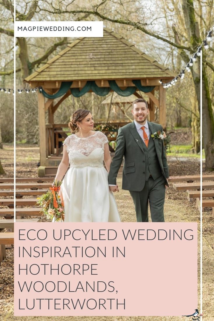 Eco Upcyled Wedding Inspiration In Hothorpe Woodlands, Lutterworth