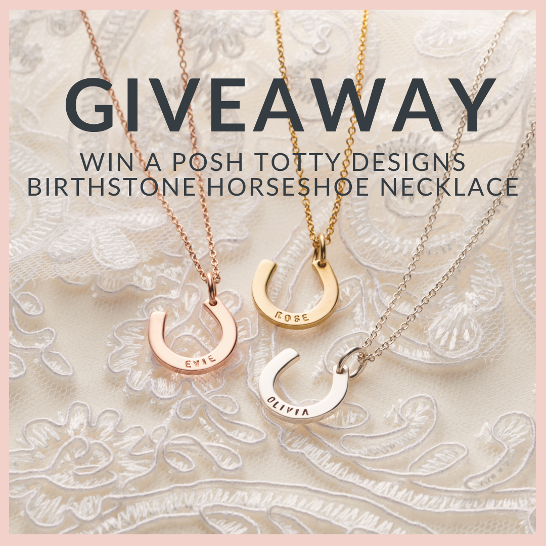 Posh Totty Designs Birthstone Horseshoe Necklaces