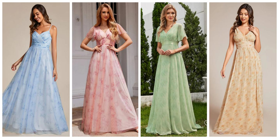 Wedding Guest And Bridesmaid Style: Formal Maxi Dresses