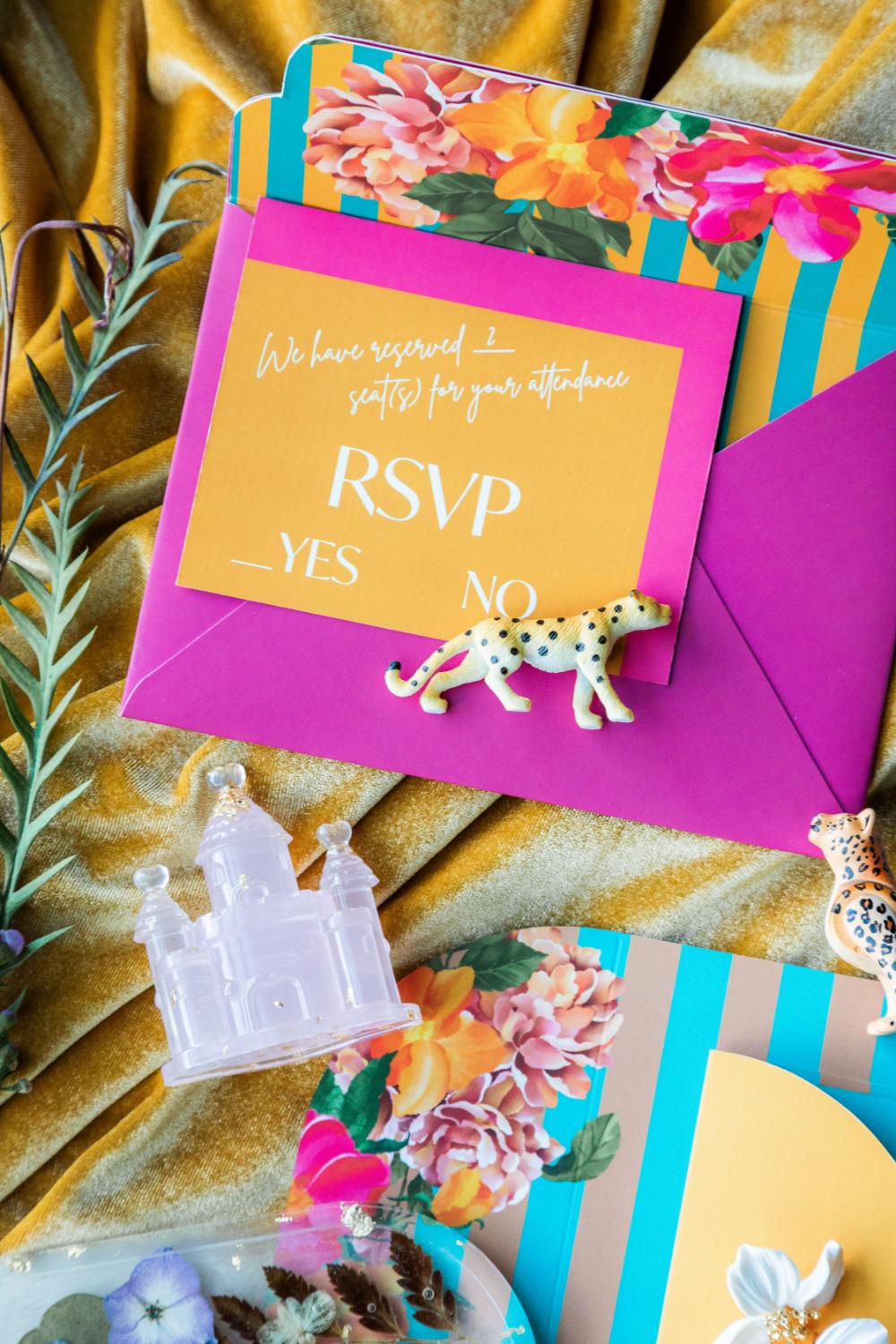 Bold and Colourful Wedding with Iris Apfel Vibes