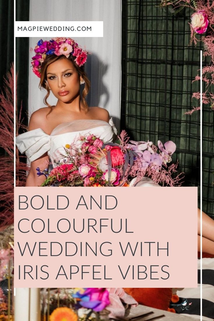 Bold and Colourful Wedding with Iris Apfel Vibes