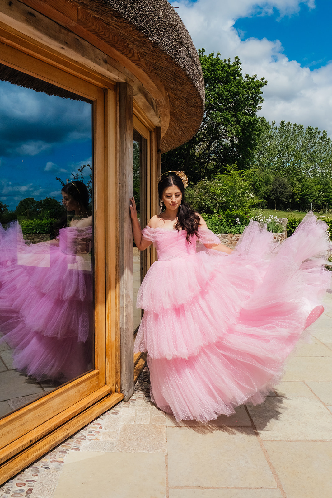 Pink Wedding Dresses That Bring Wicked Glam to Your Big Day