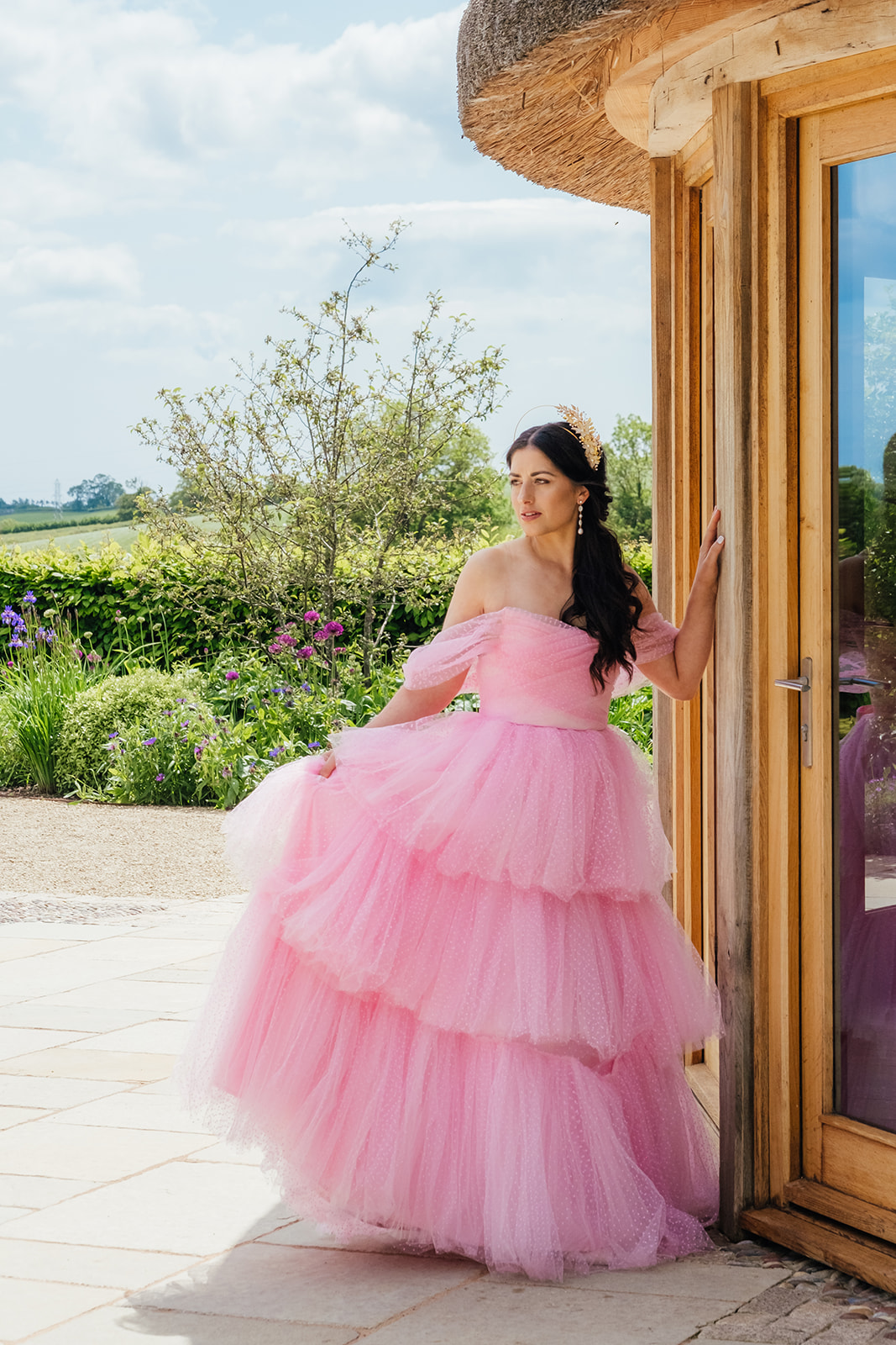 Pink Wedding Dresses That Bring Wicked Glam to Your Big Day