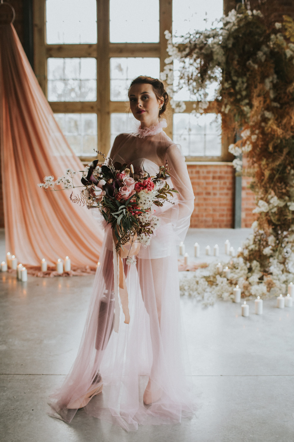 Pink Wedding Dresses That Bring Wicked Glam to Your Big Day