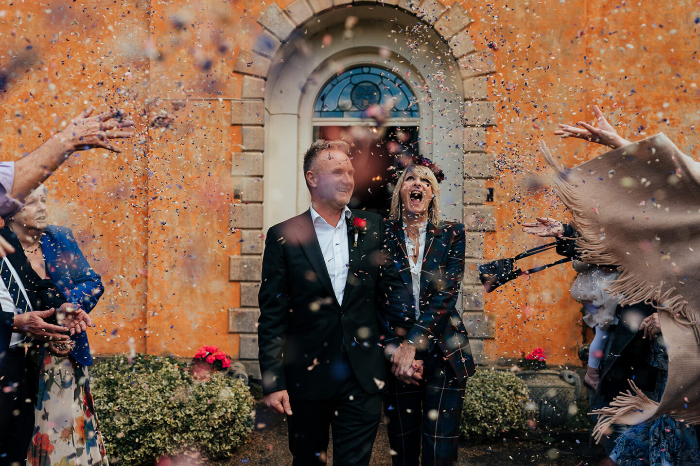 Alternative Autumn Wedding With Stylish Wedding Suit 