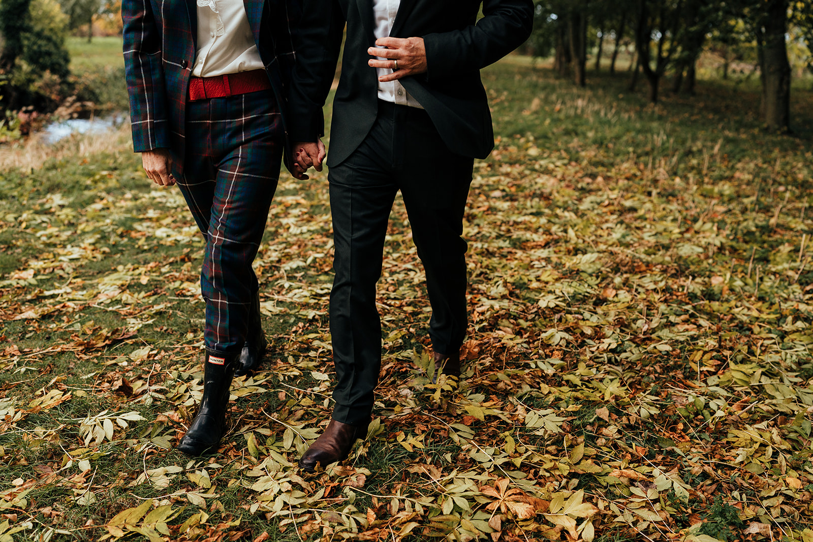 Alternative Autumn Wedding With Stylish Wedding Suit