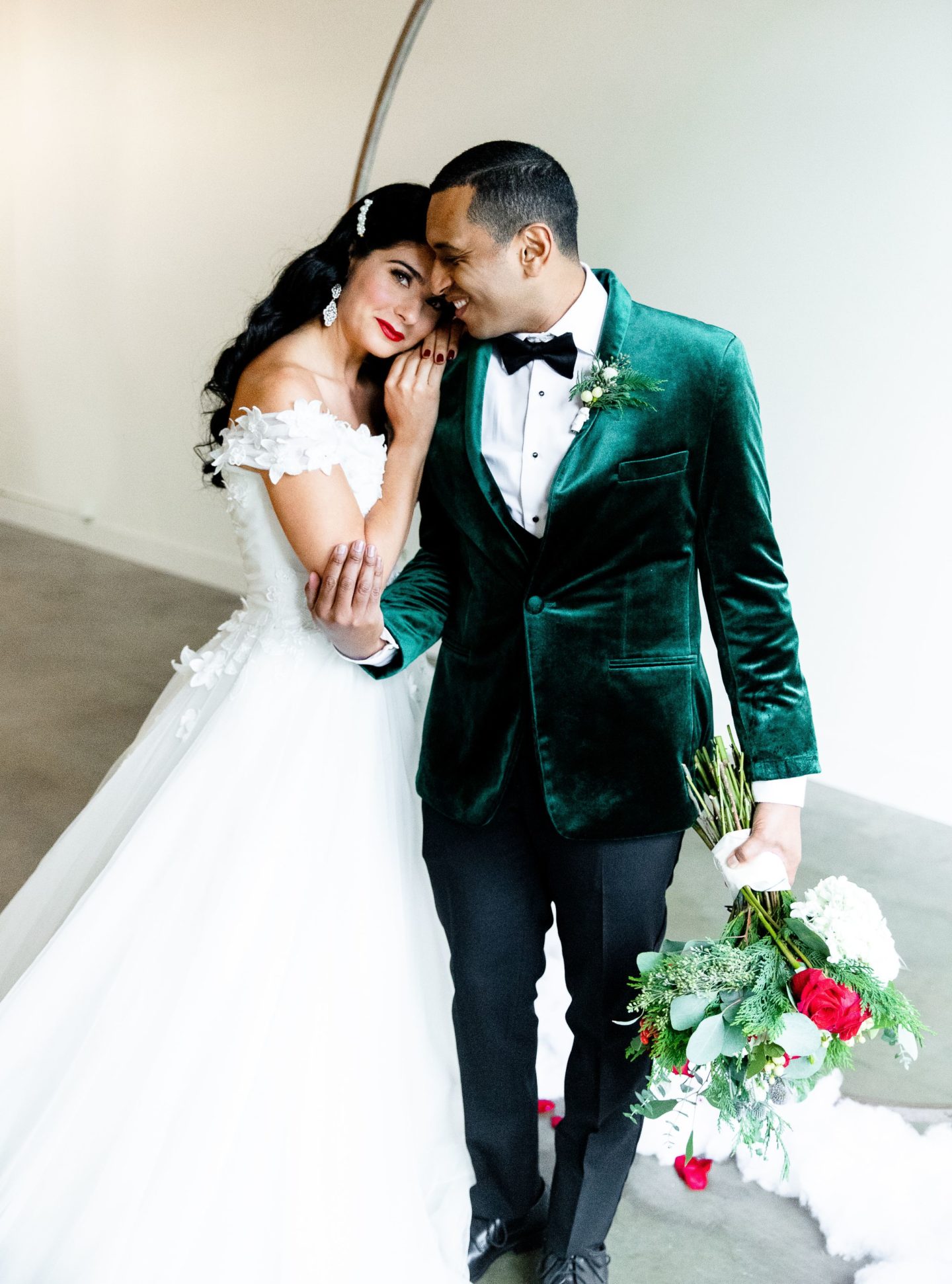 Green Wedding Dresses That Bring Wicked Glam to Your Big Day