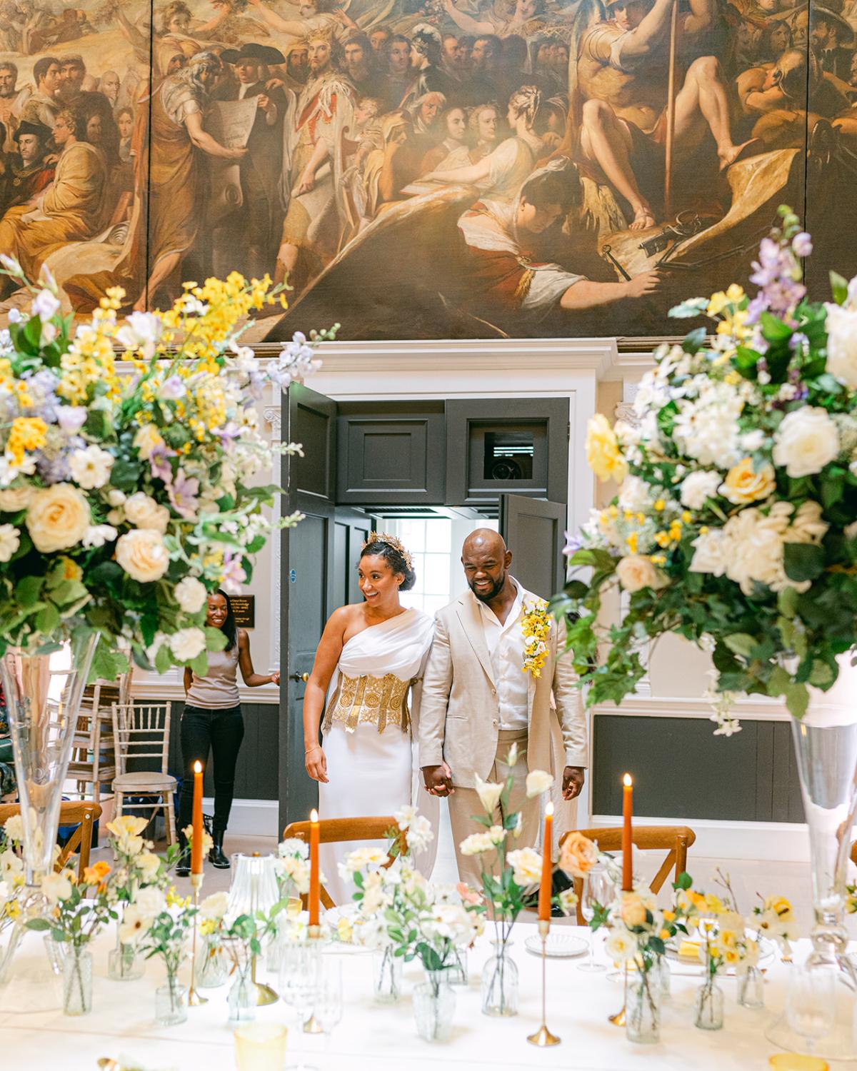 Sustainable Luxury Yellow Wedding At RSA London