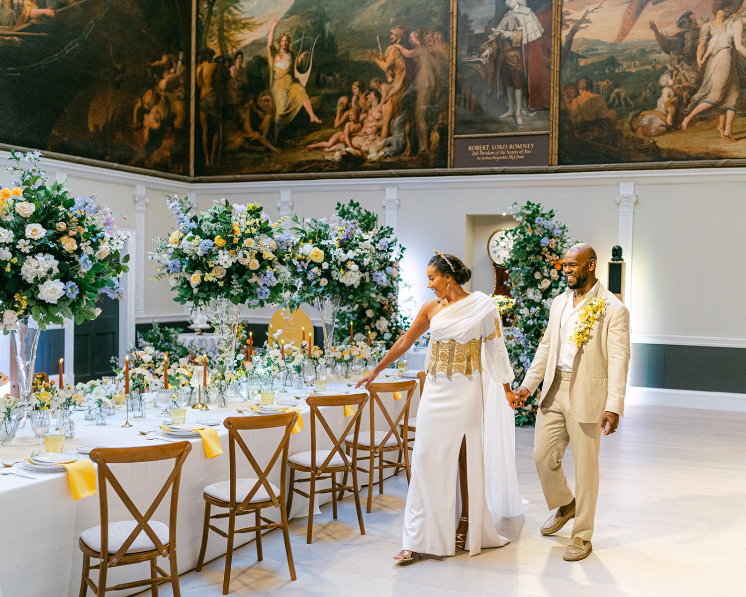 Sustainable Luxury Yellow Wedding At RSA London