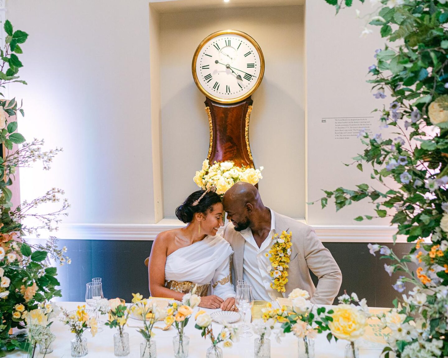 Sustainable Luxury Yellow Wedding At RSA London