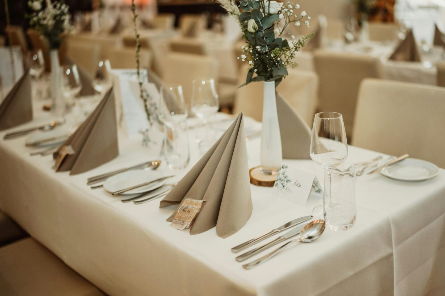 Creative Napkin Folding Techniques for Personalised Weddings