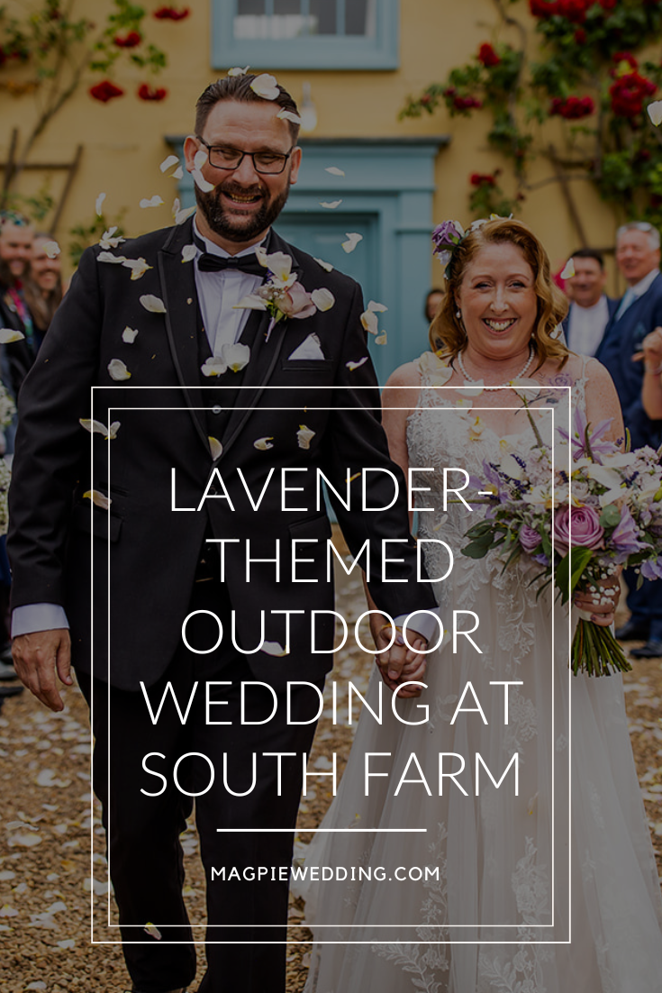 Lavender-Themed Outdoor Wedding at South Farm, Cambridge