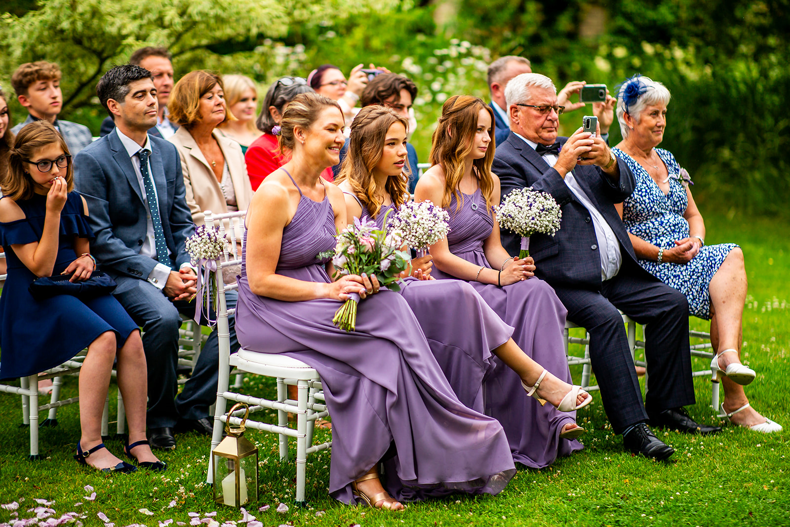 Lavender-Themed Outdoor Wedding at South Farm, Cambridge