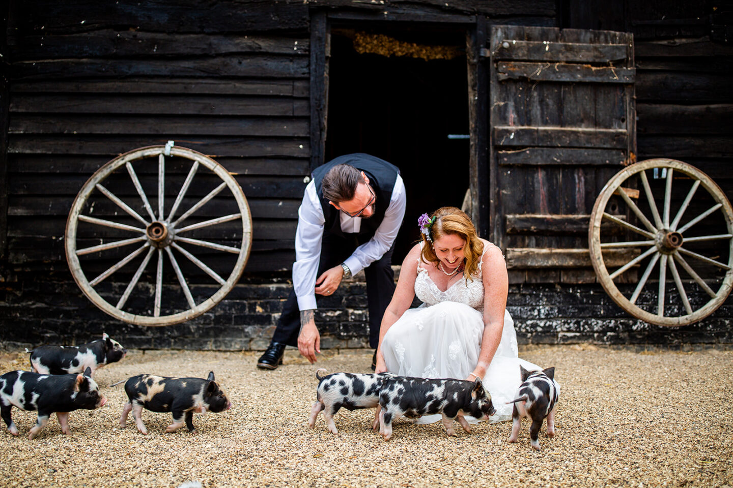 Lavender-Themed Outdoor Wedding at South Farm, Cambridge