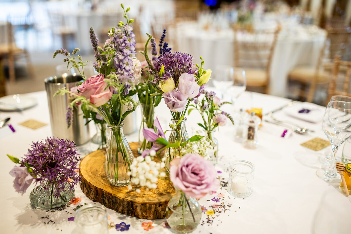 Lavender-Themed Outdoor Wedding at South Farm, Cambridge