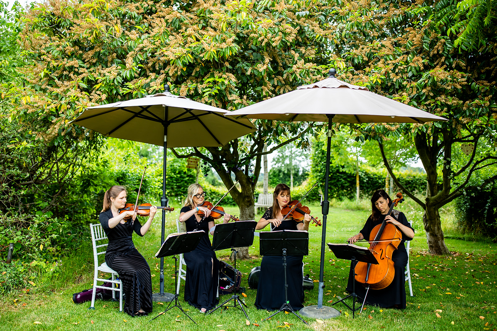 Lavender-Themed Outdoor Wedding at South Farm, Cambridge