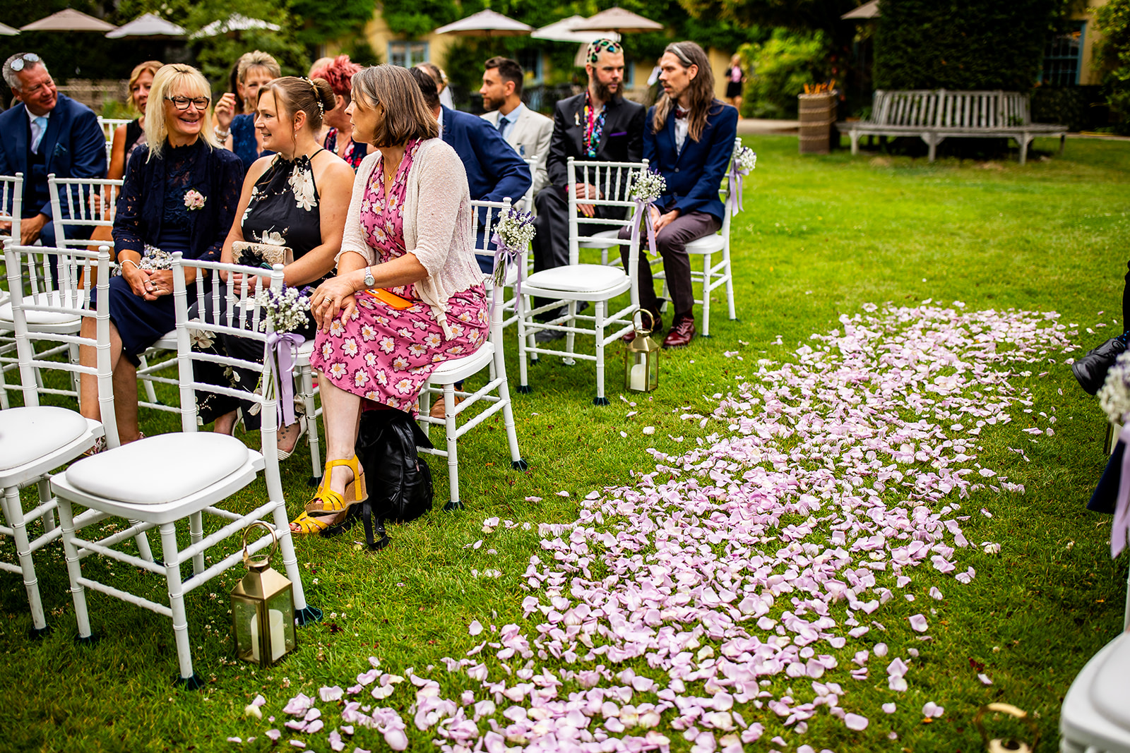 Lavender-Themed Outdoor Wedding at South Farm, Cambridge