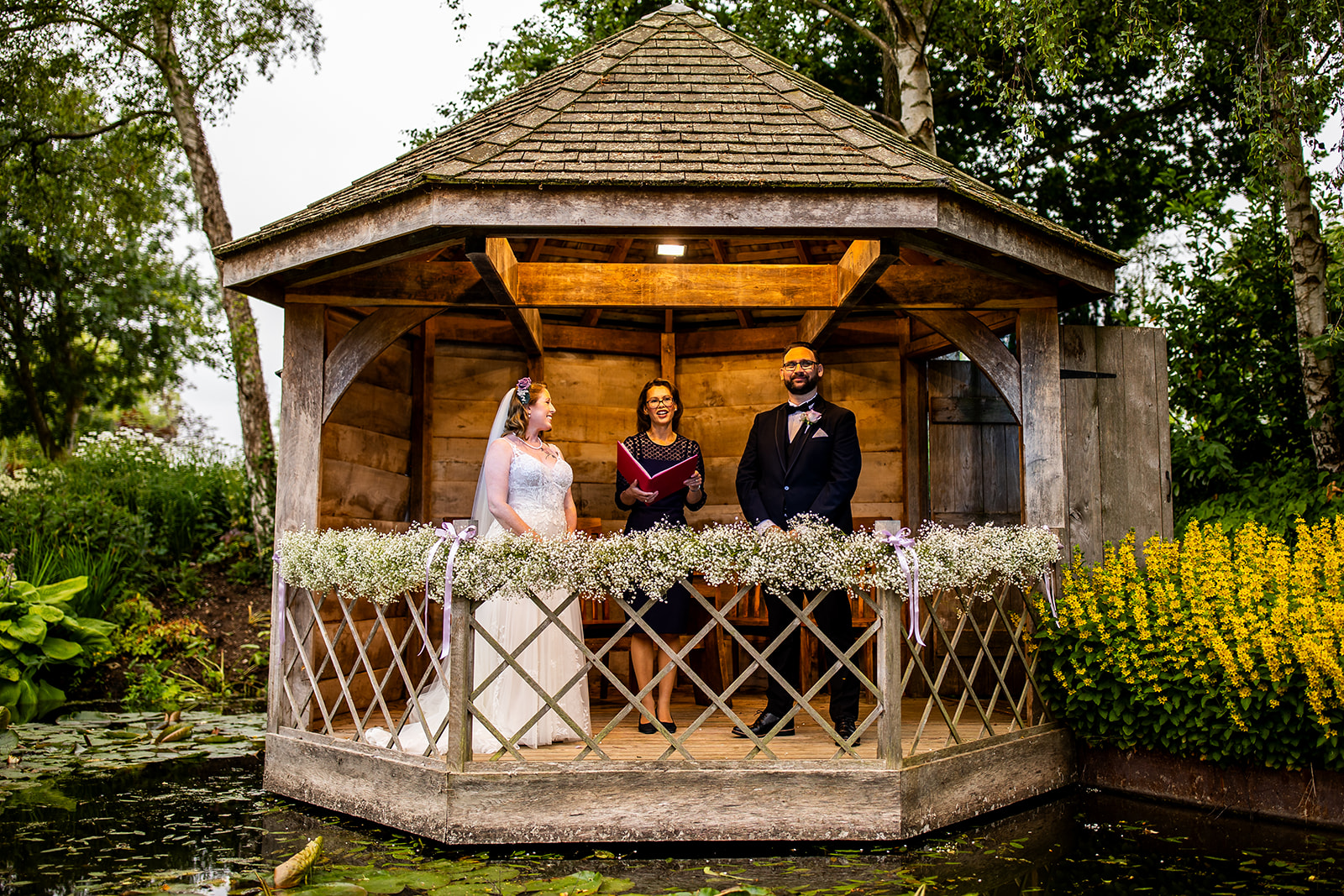 Lavender-Themed Outdoor Wedding at South Farm, Cambridge