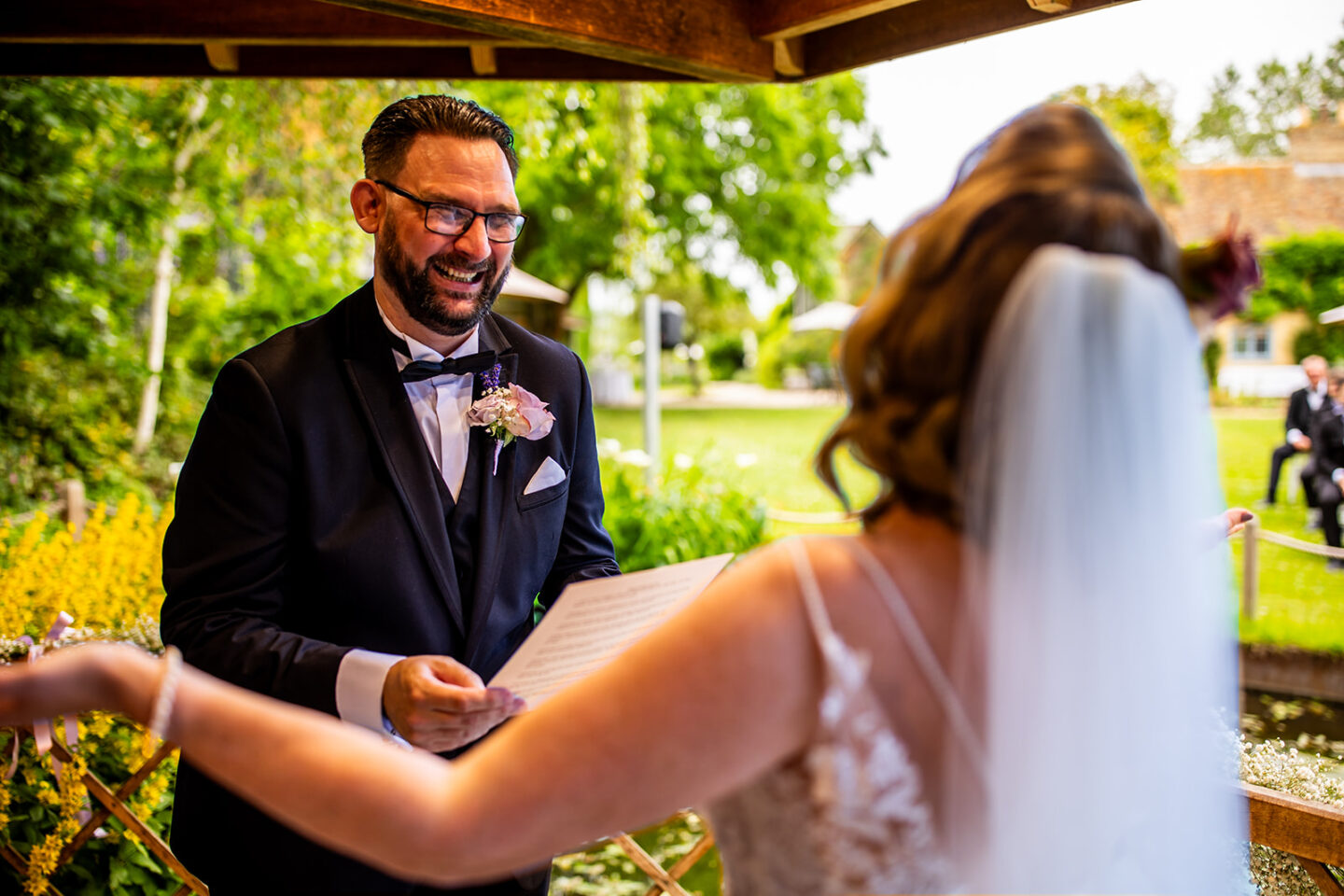 Lavender-Themed Outdoor Wedding at South Farm, Cambridge