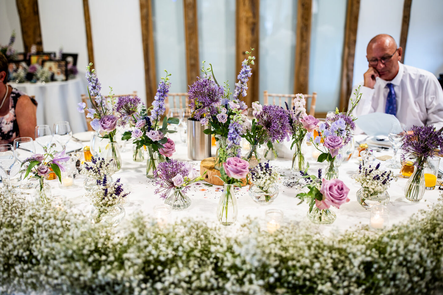 Lavender-Themed Outdoor Wedding at South Farm, Cambridge