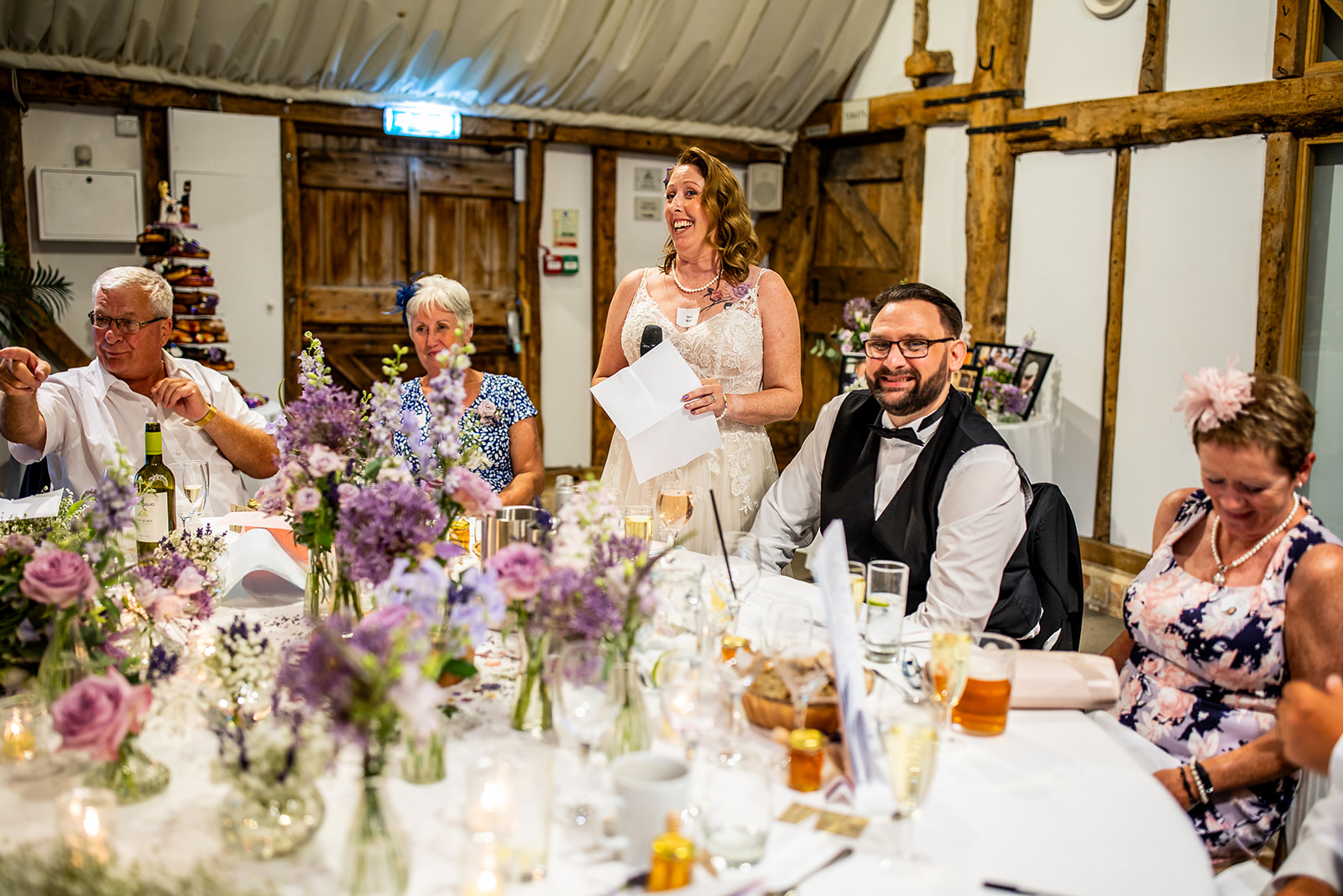 Lavender-Themed Outdoor Wedding at South Farm, Cambridge