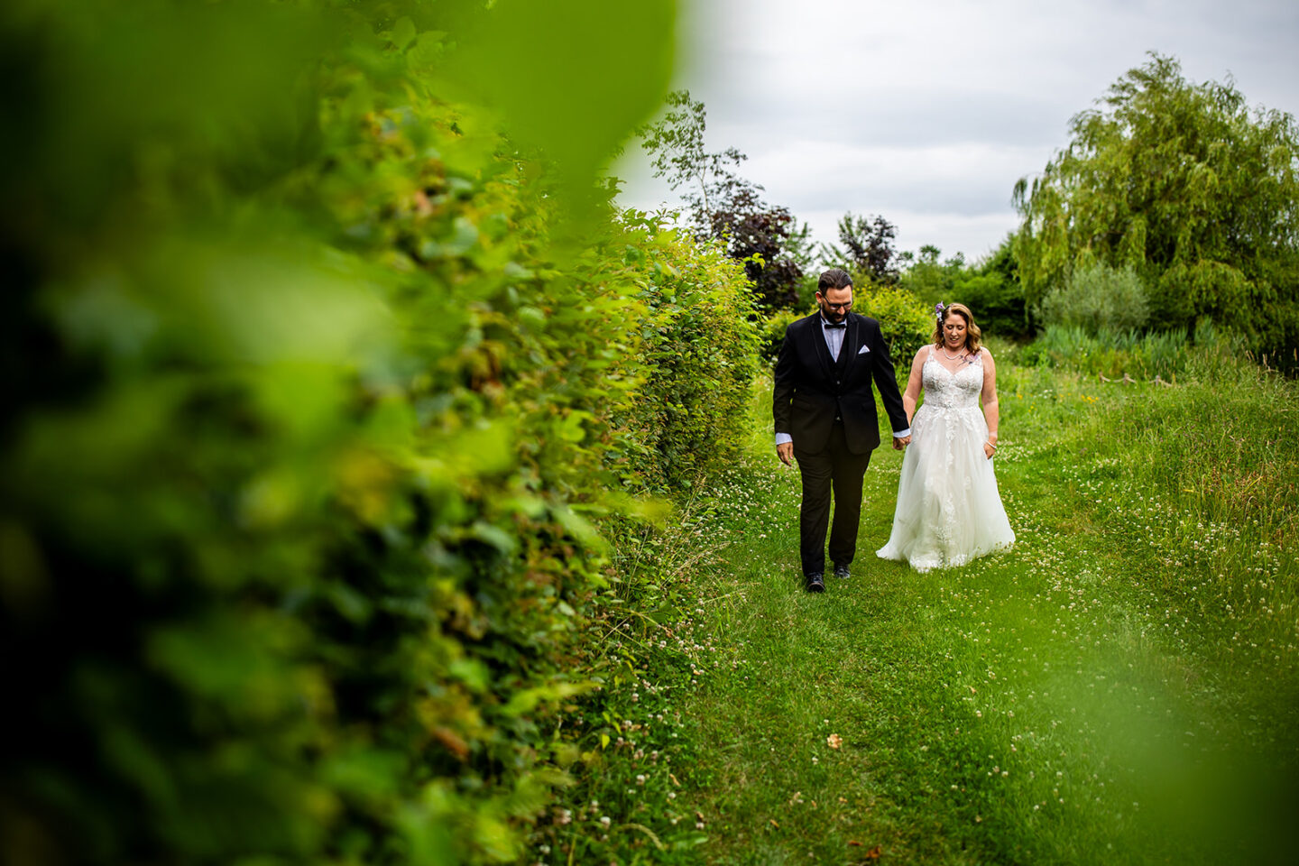 Lavender-Themed Outdoor Wedding at South Farm, Cambridge